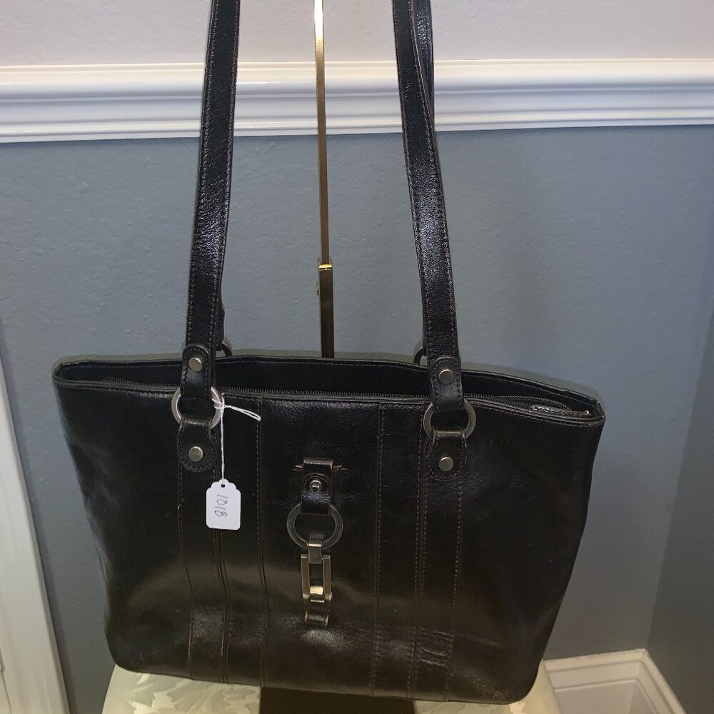Vintage Leather Aigner Tote Bag - ***Rare***